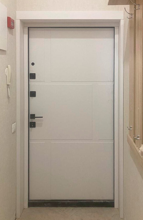 Входная дверь в квартиру 317АР1 вид изнутри