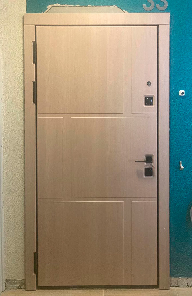 Входная дверь в квартиру 317АР1 вид снаружи