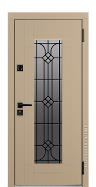Входная дверь Бенвиль (вид снаружи) - купить в Махачкале