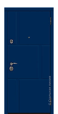 Входная дверь Фламенко (вид снаружи) - купить в Махачкале