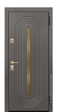 Входная дверь Эрчел - вид снаружи Входная дверь Эрчел (вид снаружи) - купить в Махачкале
