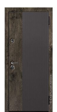 Входная дверь Кобург (вид снаружи) - купить в Махачкале